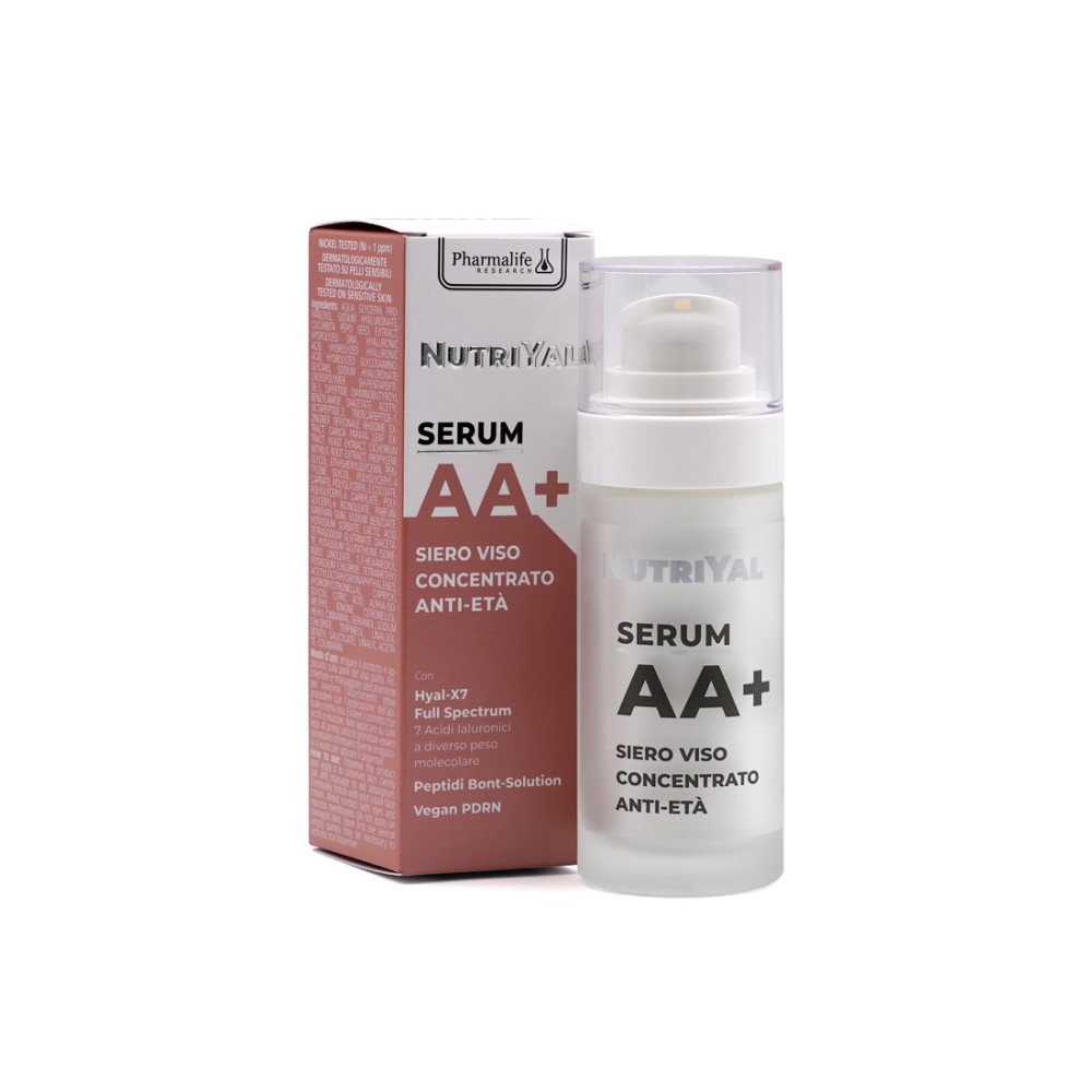 NUTRIYAL AA+ Ser Anti-Age Peptide PDRN Vegan 30ml Pharmalife