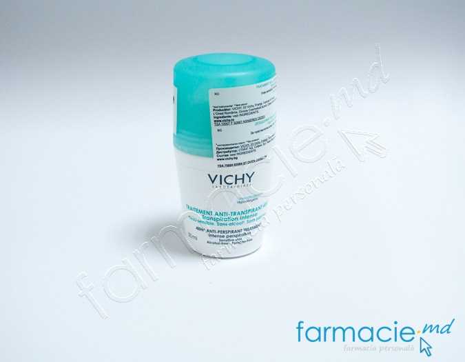 Deodorant Roll On Vichy 48h (Tratament antitranspiratie intensa) (cu parfum) 50ml