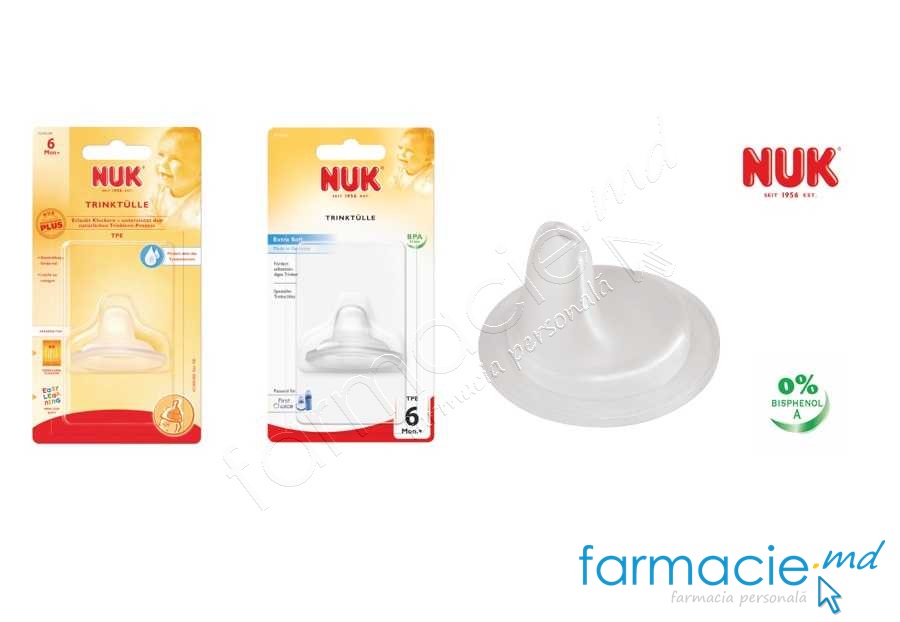 NUK Adaptor biberon First Choice 6luni+