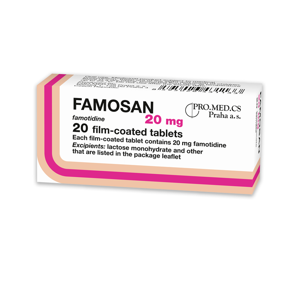Famosan® comp.film.20mg N10x2 Pro.Med.