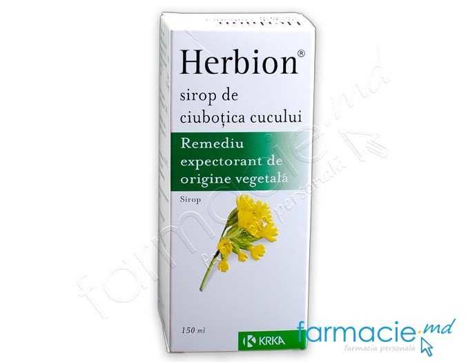 Herbion® sirop de ciubotica cucului 3,08/5ml 150ml (TVA8%) KRKA