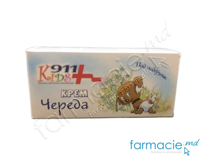 Crema 911 Kids sub scutec cu dentita 150ml