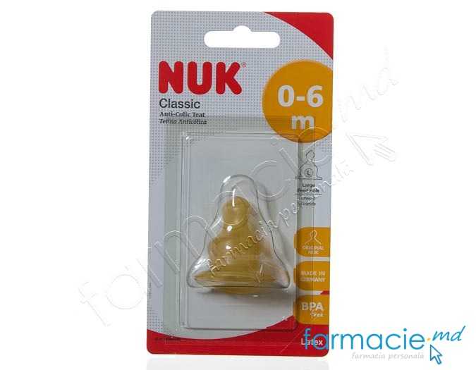 NUK Tetina latex terci 0-6luni TVA 20% Large