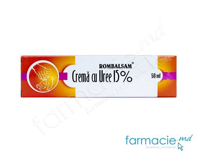 Crema uree, ulei de masline 15% 50ml Rombalsam