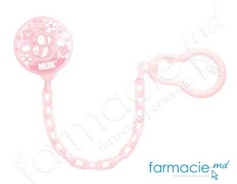 NUK Lantisor-clema suzeta Baby Rose