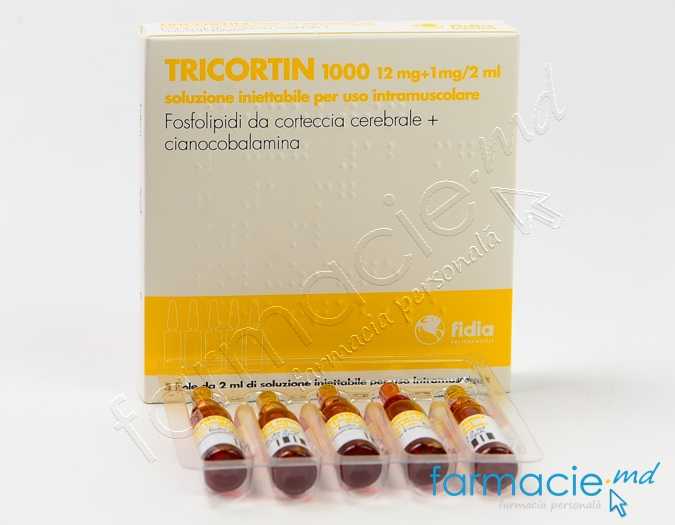 Tricortin 1000 sol.inj.12mg/1mg/2ml N5 Fidia