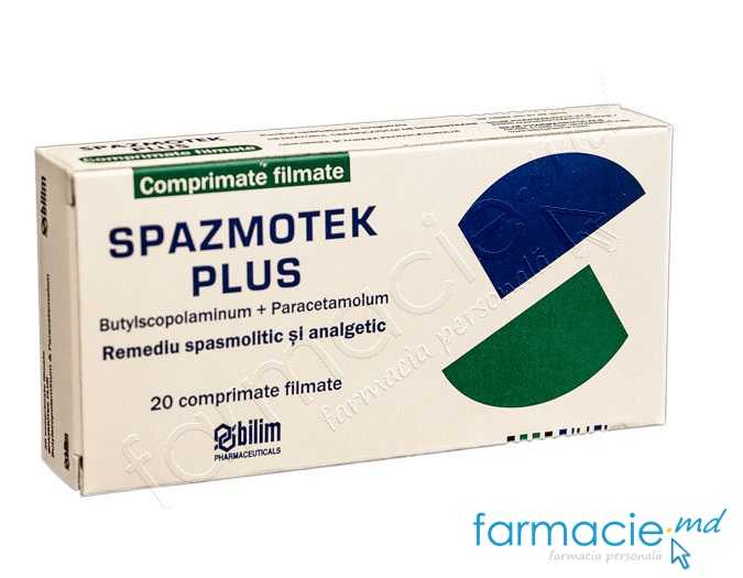 Spazmotek Plus comp.film.10mg/500mg N10x2 Bilim Ilac