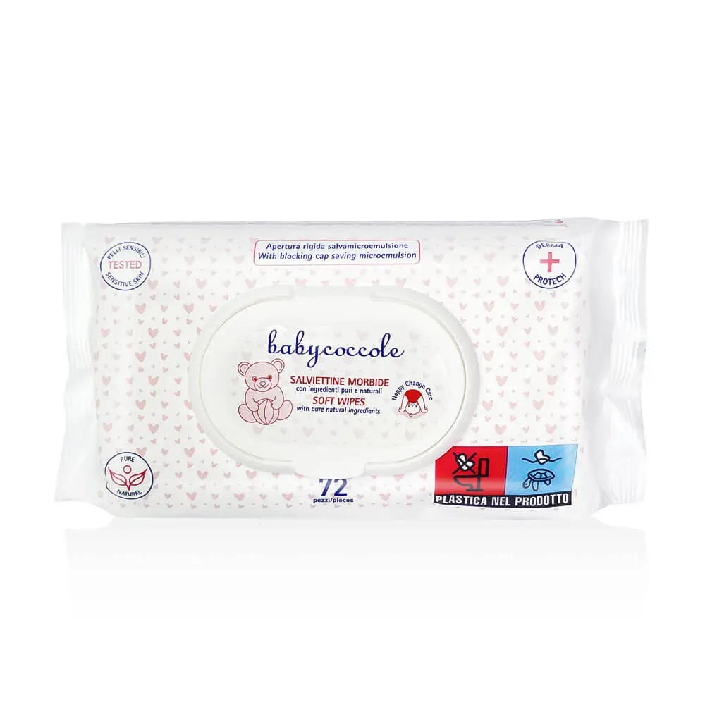 BabyCoccole Servetele umede copii 0+ luni N72