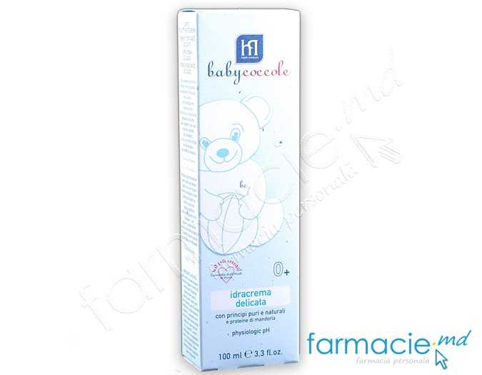 BabyCoccole Crema copii Hidratanta 0luni+ 100ml