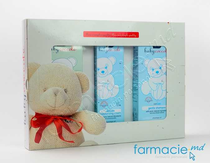 Set pt copii BabyCoccole (spuma baie,sampon,crema) (4146)