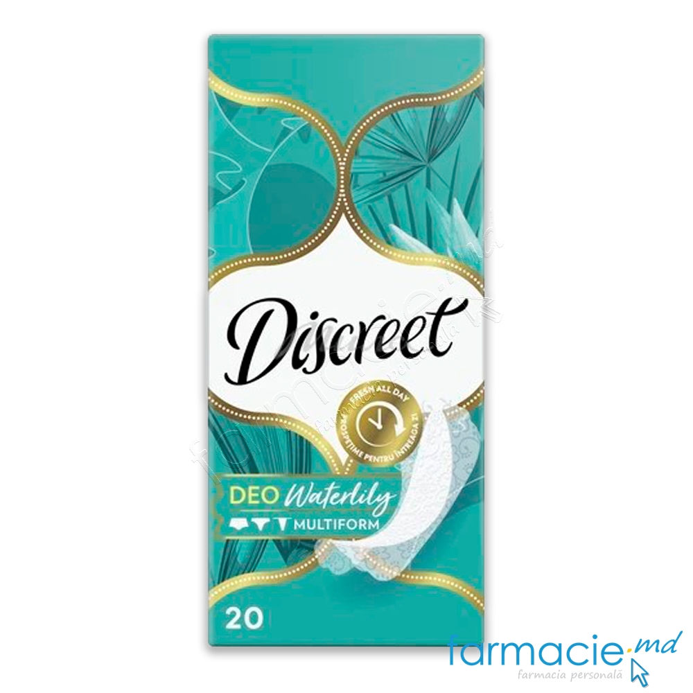 Absorbante zilnice Discreet Deo Waterlily N20 TVA8%