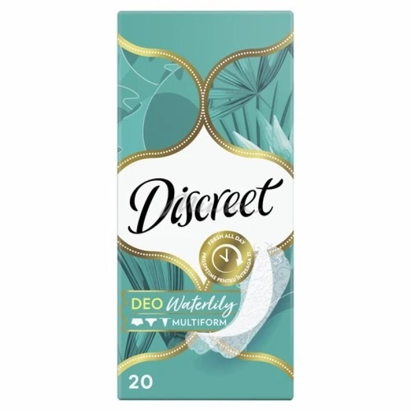 Absorbante zilnice Discreet Deo Waterlily N20 TVA8%