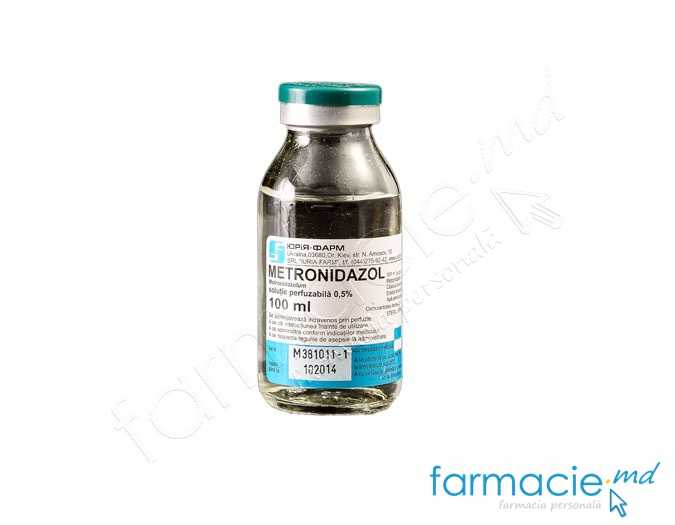 Metronidazol sol.perf.5mg/ml 100ml N1 Iuria-Farm