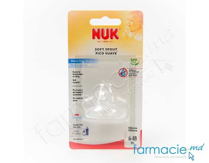 NUK Adaptor biberon silicon First Choice 6luni+
