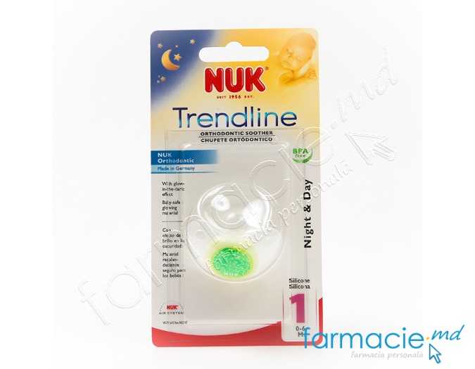 NUK Suzeta silicon Ziua si noaptea de noapte 0-6luni