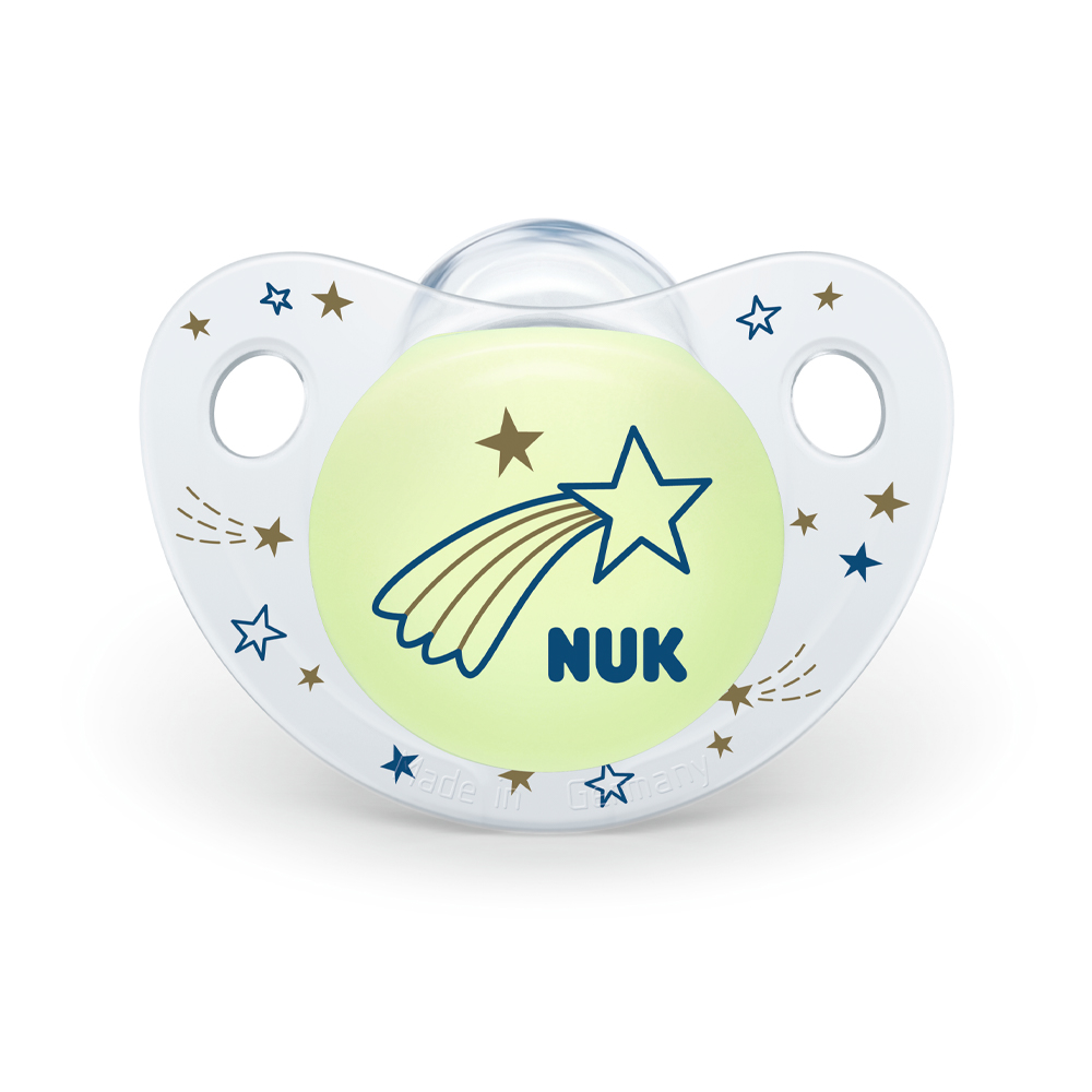 NUK Suzeta silicon Ziua si noaptea 6-18luni in cutie