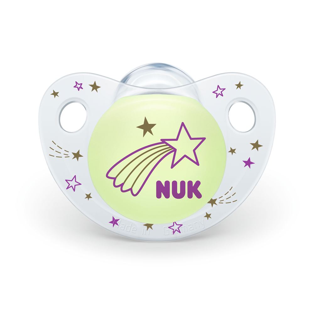 NUK Suzeta silicon Ziua si noaptea 6-18luni in cutie