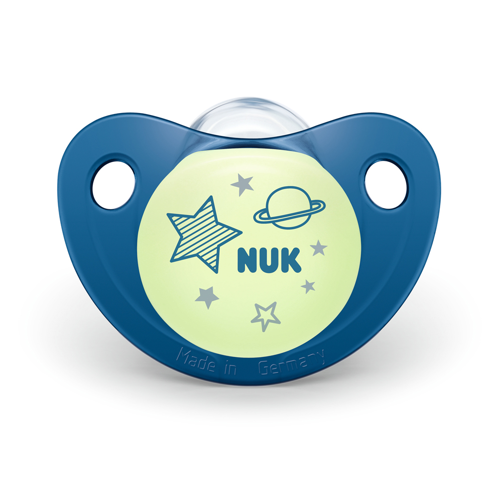 NUK Suzeta silicon Ziua si noaptea 6-18luni in cutie