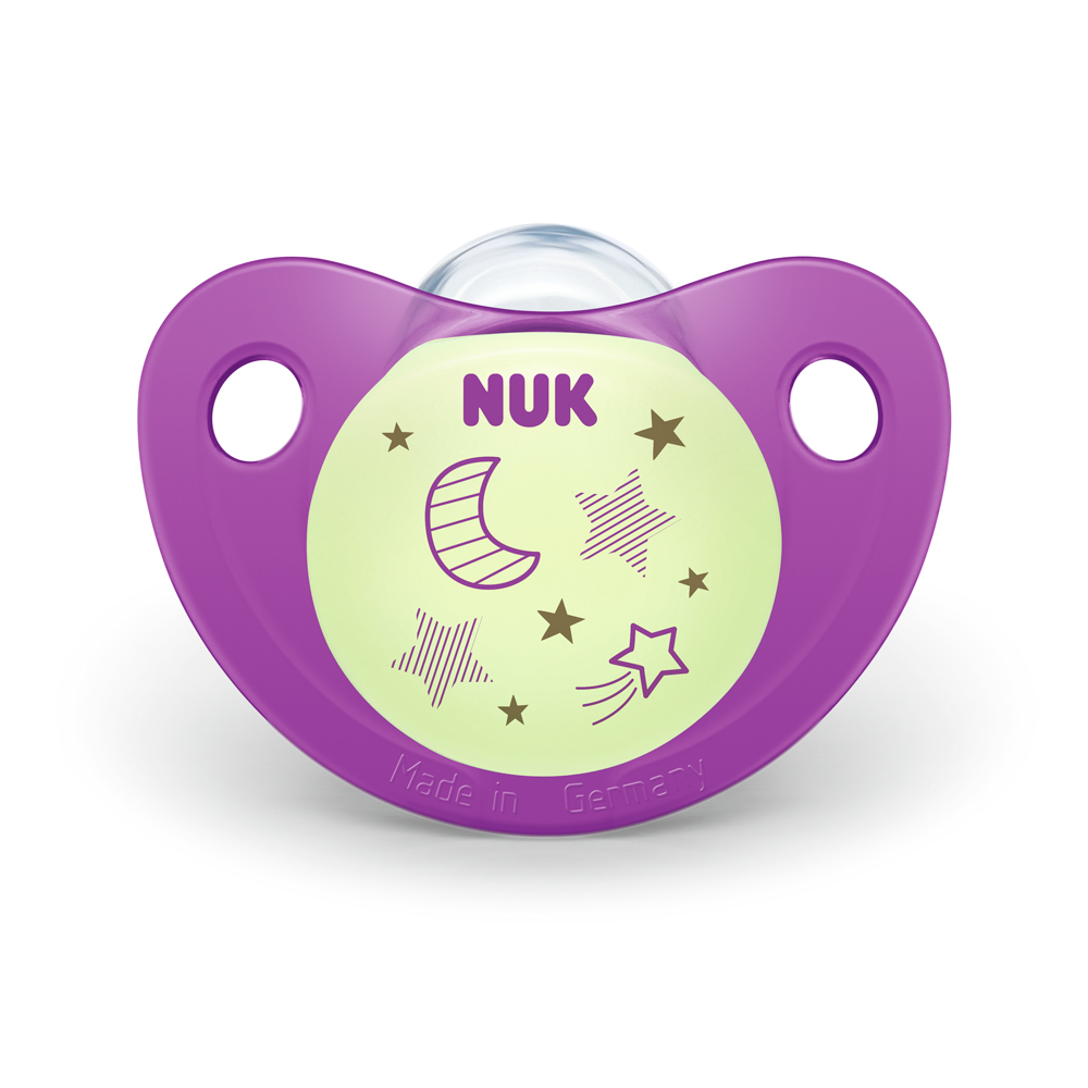 NUK Suzeta silicon Ziua si noaptea 6-18luni in cutie