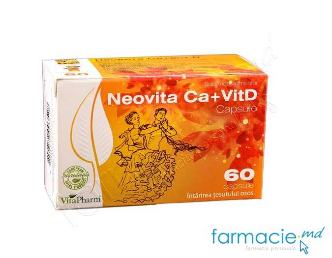 Neovita Ca+Vit D caps. N60 Vitapharm