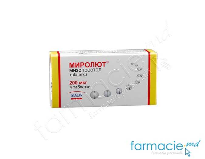 Mirolut® comp.200mcg N4 (Misoprostol) Nijfarm