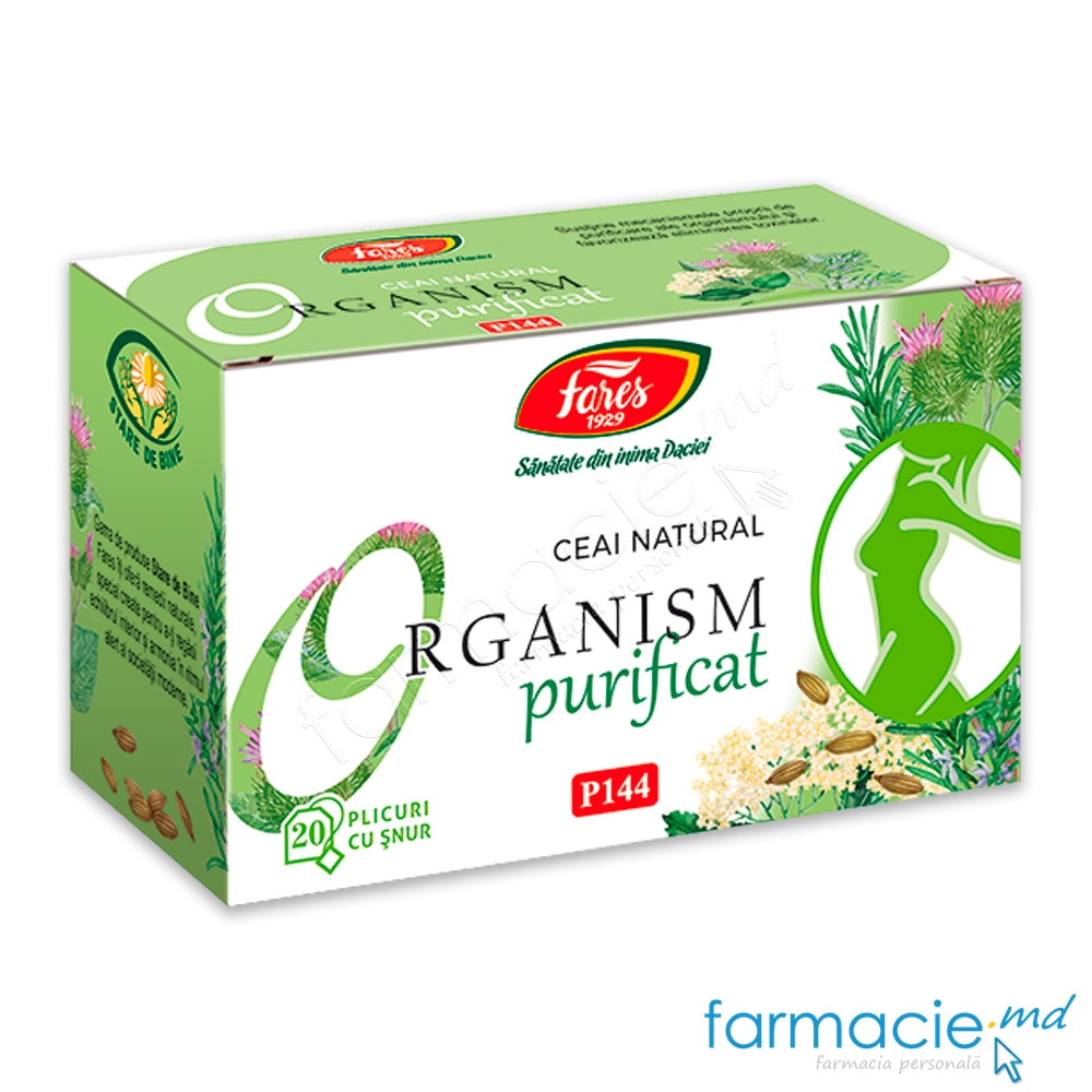 Ceai Fares Organism Purificat (detoxifiere) 1,5g N20