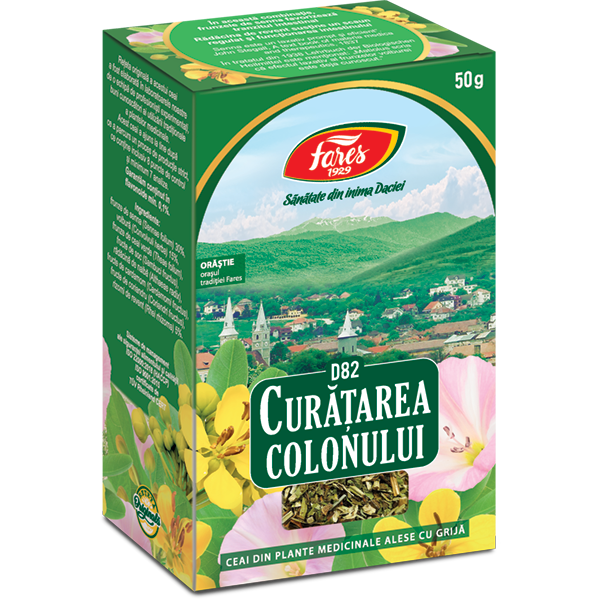 Ceai Fares Curatarea colonului (detoxifiere,constipatie) 50g