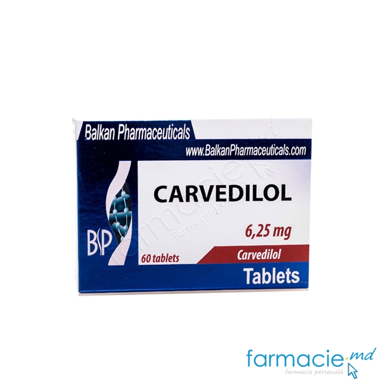 Carvedilol-BP comp.6,25mg N20x3 Balkan