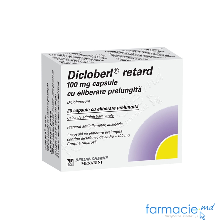 Dicloberl® retard caps.elib.prelung.100mg N10x2 Berlin-Chemie