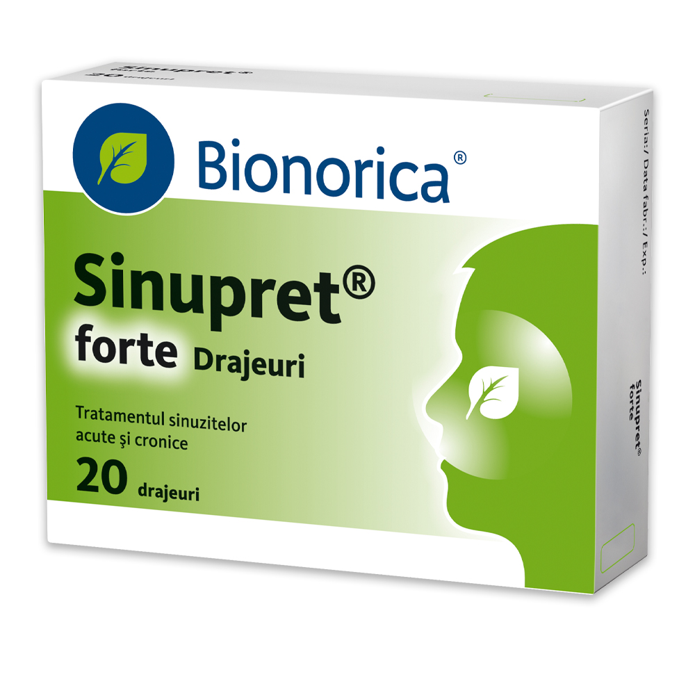 Sinupret® forte drajeuri N20 Bionorica