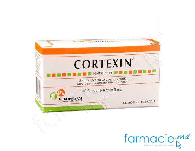 Cortexin® pulb./sol.inj.5mg N5x2 Geropharm