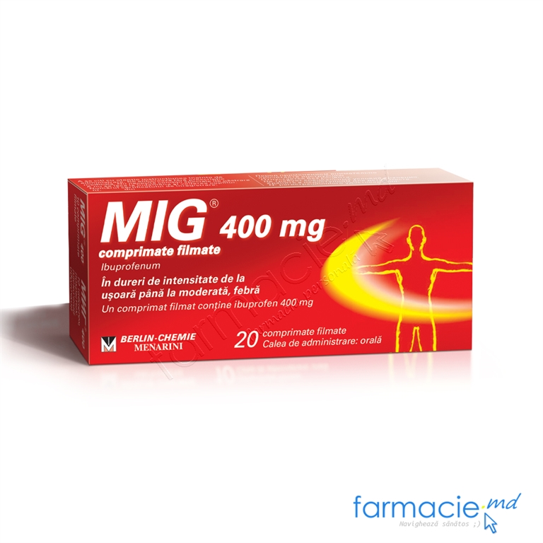 Mig® 400 comp.film.400mg N10x2 Berlin-Chemie
