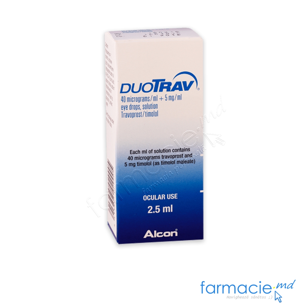 DuoTrav pic.oft.,sol.40mcg/5mg/ml 2,5ml N1 Novartis