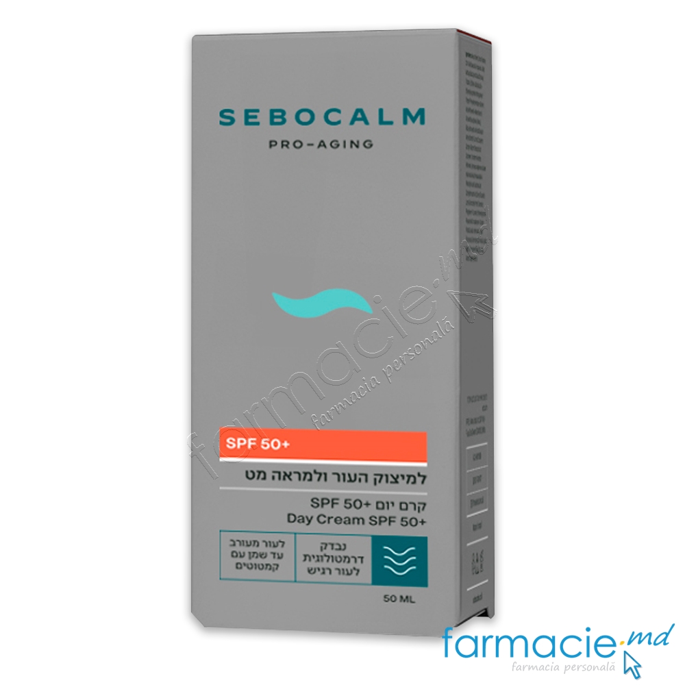 SeboCalm Pro-Aging Crema fata Antirid hidratanta SPF50 50ml