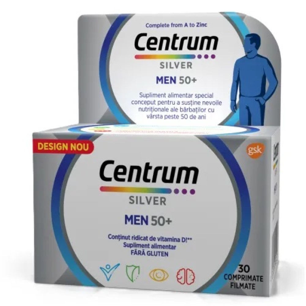 Centrum Silver Men 50+ comp.film. N30