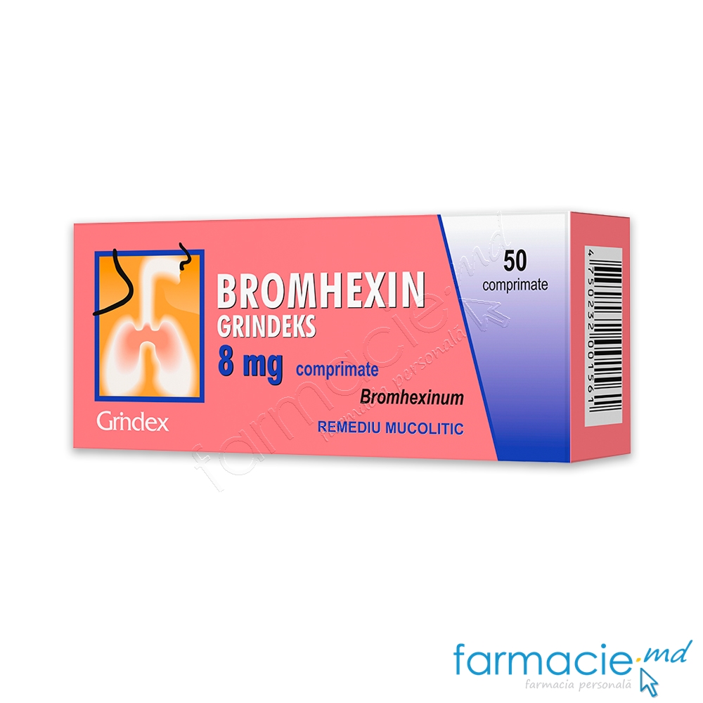 Bromhexin comp.8mg N10x5 Grindeks