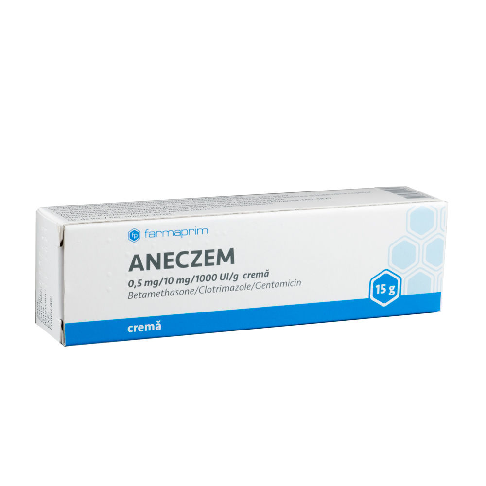 Aneczem crema 0,5 mg + 10 mg + 1000 UI 15 g N1 Farmaprim