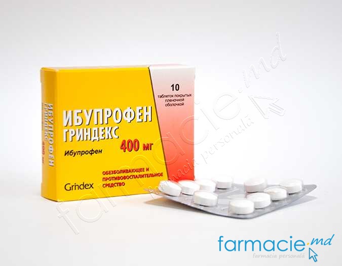 Ibuprofen comp.film.400mg N10 Grindeks