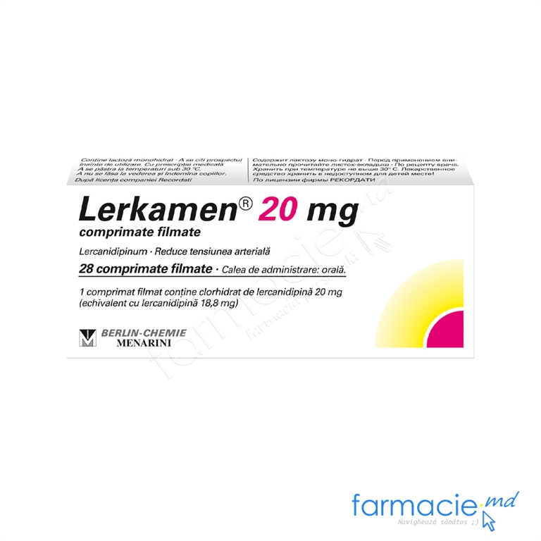 Lerkamen® comp.film.20mg N14x2 Berlin-Chemie