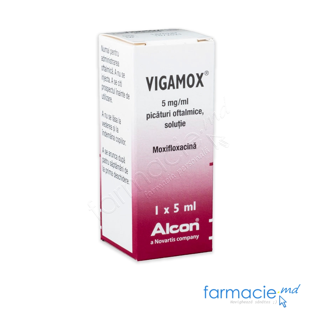 Vigamox® pic.oft.,sol.5mg/ml 5ml N1 Novartis