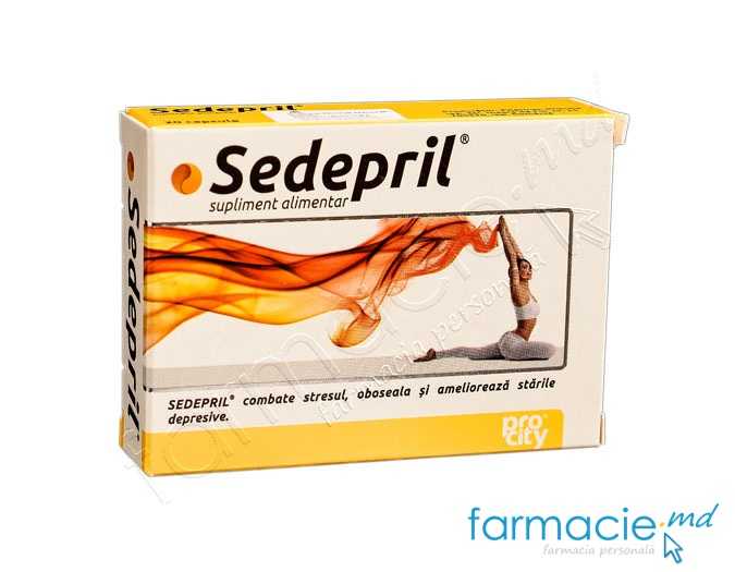 Sedepril caps. N20 Fiterman