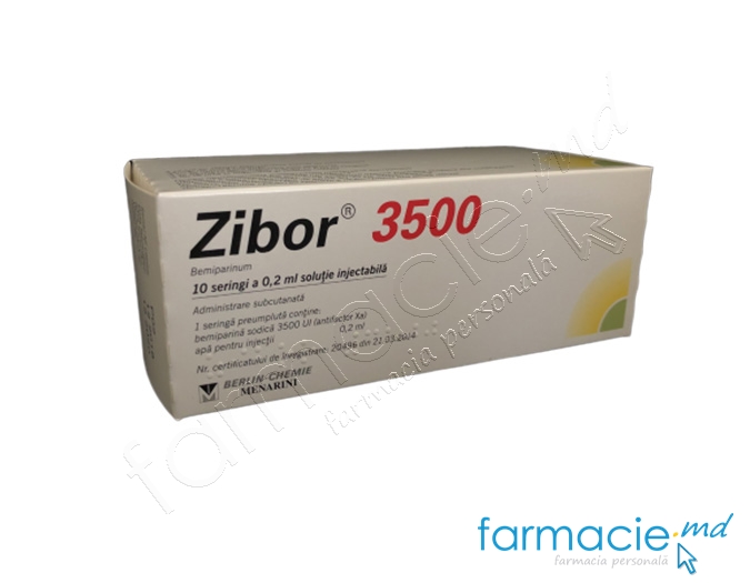 Zibor 3500 sol.inj.ser.preump.3500UI/0,2ml N5x2 Berlin-Chemie