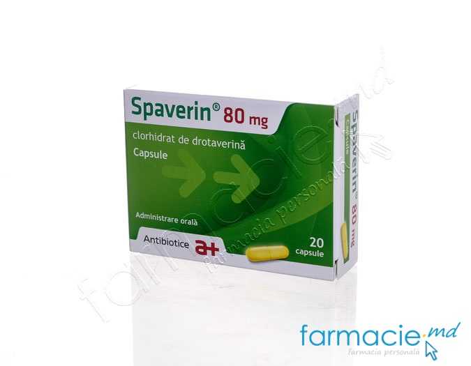 Spaverin® caps.80mg N10x2 (No-spa) Antibiotice