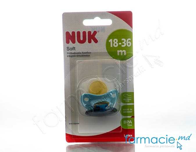NUK Suzeta latex Soft 18luni+ TVA20%