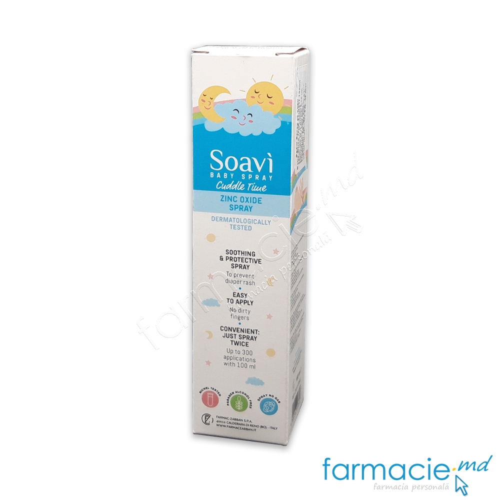 Soavi Spray copii Baby Zinco sub scutec 100ml  FZ