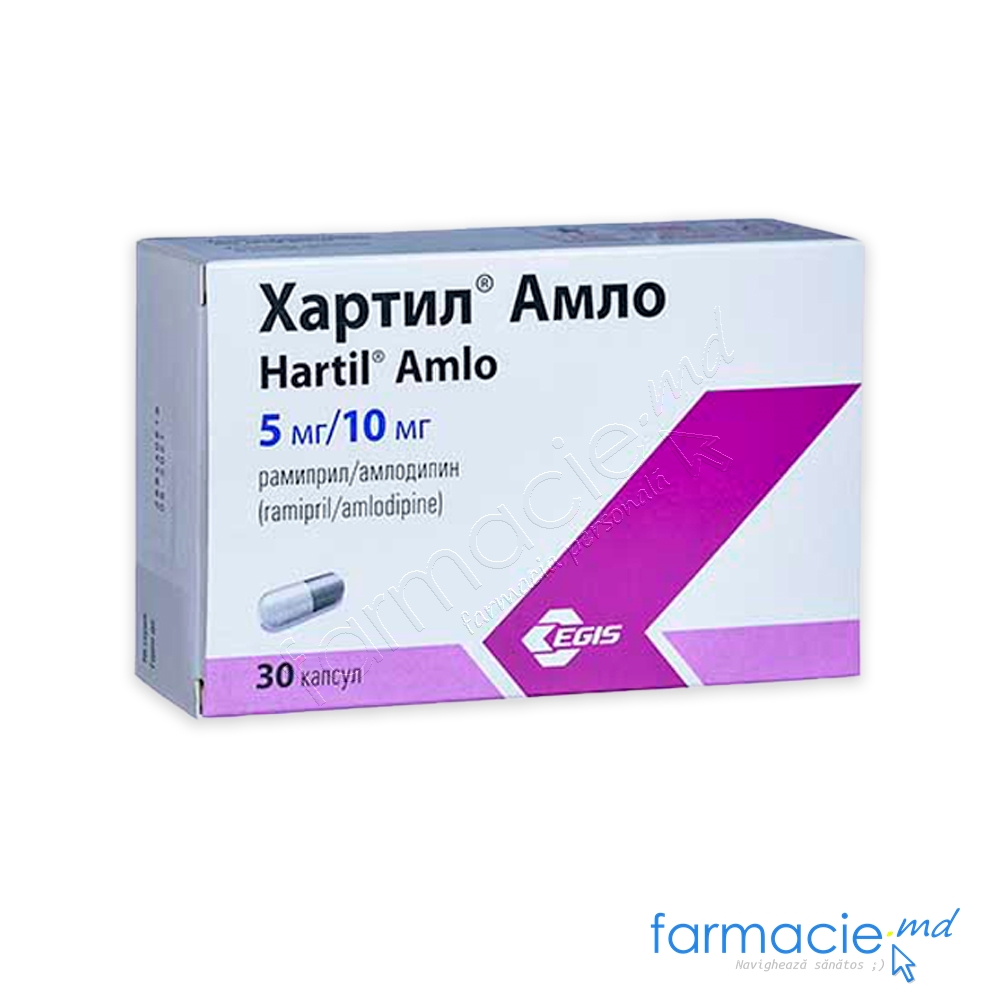 Hartil® Amlo caps.5mg/10mg N10x3 Egis