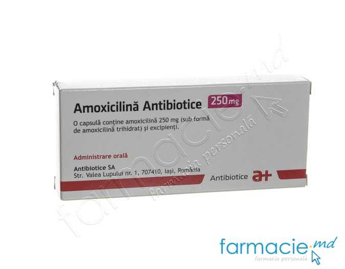 Amoxicilina Atb® caps.250mg N10x2 Antibiotice