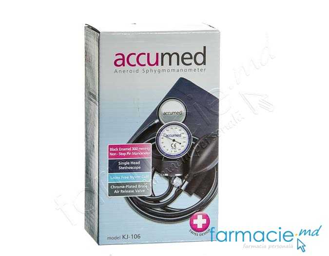 Tonometru mecanic Accumed cu stetoscop KJ106
