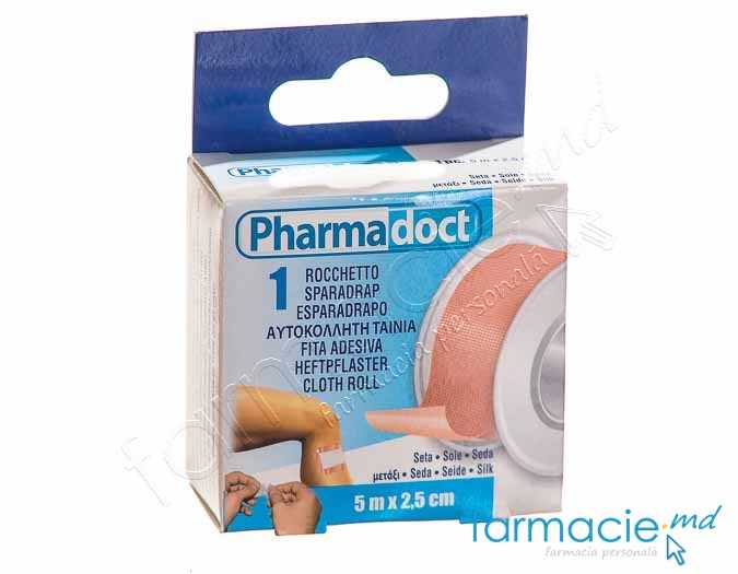 Emplastru Pharma Doct 2,5cmx5m matase