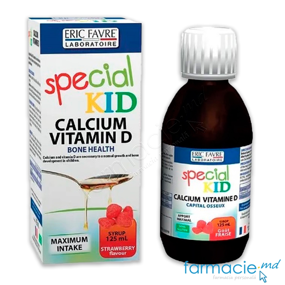 Special Kid Calcium Vitamine D sirop 125ml Eric Favre